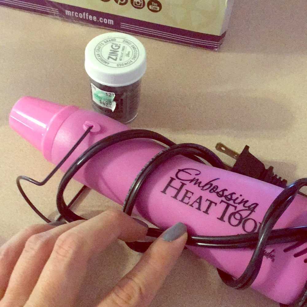 Crafting Embossing tool and powder